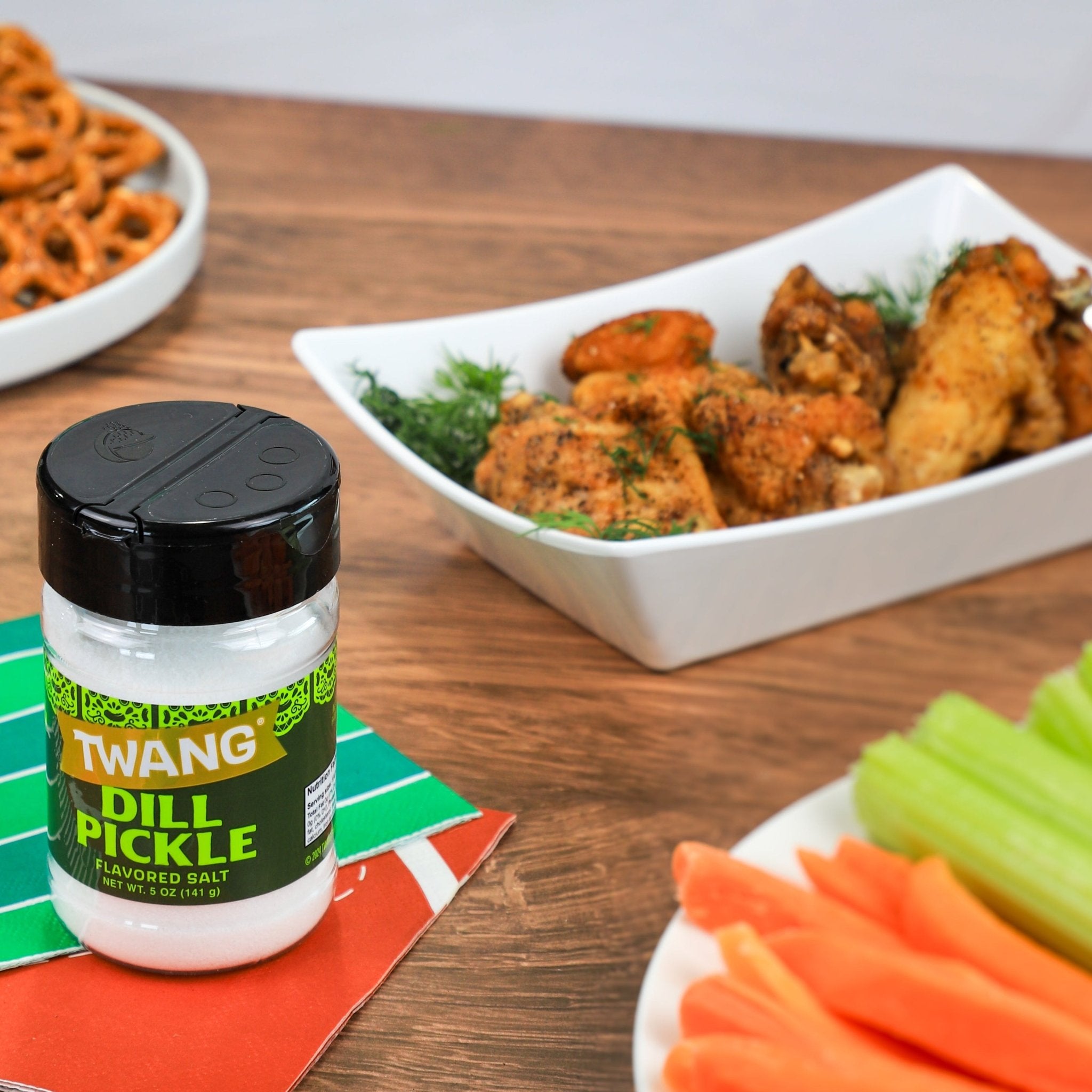 Pickle Pepper Crispy Oven Baked Wings - Twang