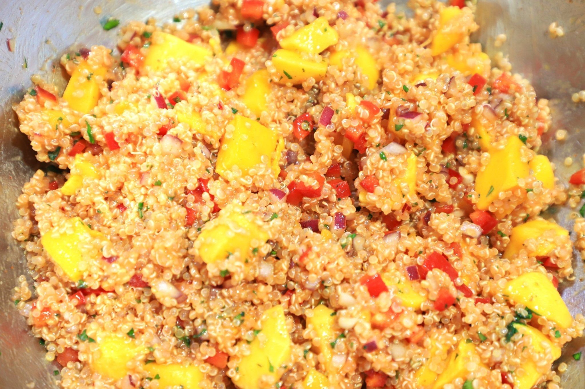 Quinoa Chamoy Mango Salad - Twang